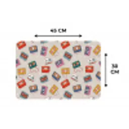 Muziek - Cassette - Patroon Placemat vinyl groot 368 -specs