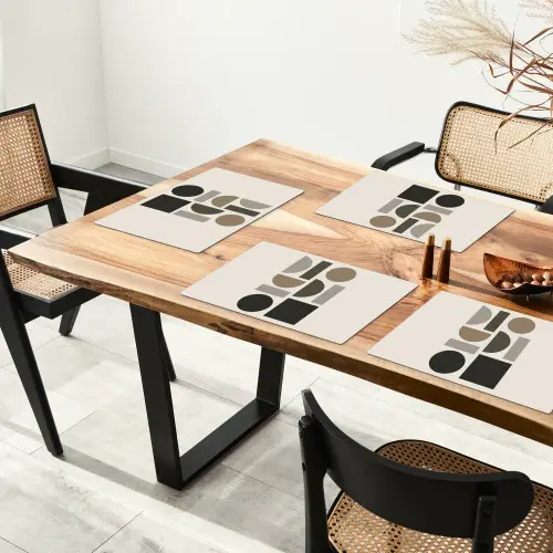 Natuurlijke tinten - Grafisch - Verticale compositie Placemat vinyl groot -zzsfeer4_Kitchenyeah-website