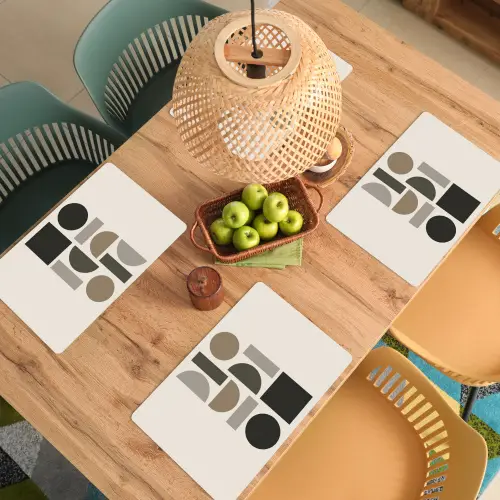 Natuurlijke tinten - Grafisch - Verticale compositie Placemat vinyl groot -zzsfeer5_Kitchenyeah-website