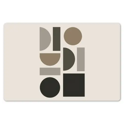 Natuurlijke tinten - Grafisch - Verticale compositie Placemat vinyl groot -zzsfeer1_Kitchenyeah-website
