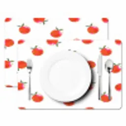 Oranje - Sinaasappel - Bloemetje Placemat vinyl groot 368 -zzsfeer2_Kitchenyeah-website