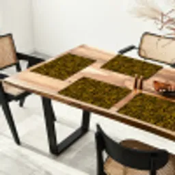 Oranje - Tijger - Zwart - Patroon Placemat vinyl groot 368 -zzsfeer4_Kitchenyeah-website