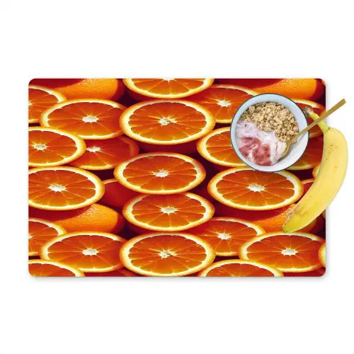 Sinaasappels - Oranje - Gesneden Placemat vinyl groot 368 -zzzproduct_Kitchenyeah-website
