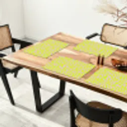 Organisch - Lila - Groen - Patroon Placemat vinyl groot 368 -zzsfeer4_Kitchenyeah-website