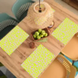 Organisch - Lila - Groen - Patroon Placemat vinyl groot 368 -zzsfeer5_Kitchenyeah-website