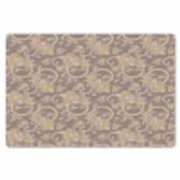 Oosters - Bloemen - Beige - Grijs Placemat vinyl groot 368 -zzsfeer1_Kitchenyeah-website