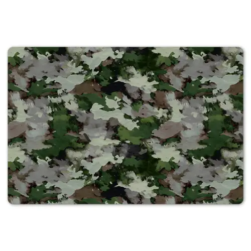 Verfachtig - Boscamouflage - Patroon Placemat vinyl groot 368 -zzsfeer1_Kitchenyeah-website