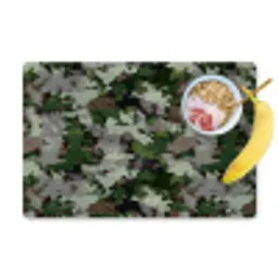Verfachtig - Boscamouflage - Patroon Placemat vinyl groot 368 -zzzproduct_Kitchenyeah-website