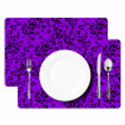 Panterprint - Paars - Patroon Placemat vinyl groot 368 -zzsfeer2_Kitchenyeah-website