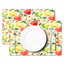 Patroon - Appels - Peren Placemat vinyl groot 368 -zzsfeer2_Kitchenyeah-website