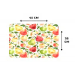 Patroon - Appels - Peren Placemat vinyl groot 368 -specs