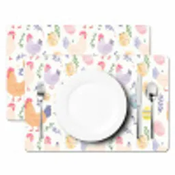 Patroon - Kip - Paaseieren Placemat vinyl groot -zzsfeer2_Kitchenyeah-website