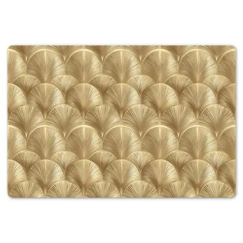 Patroon - Waaier - Goud Placemat vinyl groot 368 -zzsfeer1_Kitchenyeah-website
