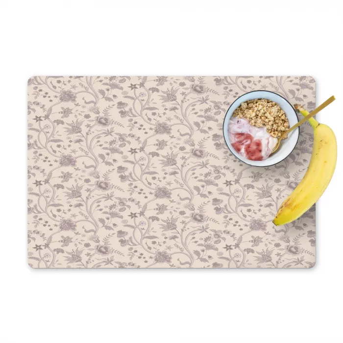Patroon - Bloemen - Paars Placemat vinyl groot 368 -zzzproduct_Kitchenyeah-website