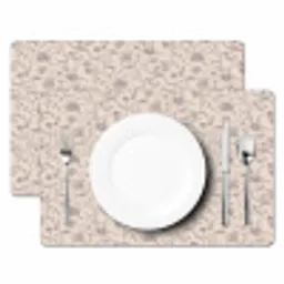 Patroon - Bloemen - Paars Placemat vinyl groot 368 -zzsfeer2_Kitchenyeah-website
