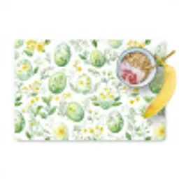 Patroon - Groen - Eieren Placemat vinyl groot -zzzproduct_Kitchenyeah-website