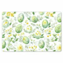 Patroon - Groen - Eieren Placemat vinyl groot -zzsfeer1_Kitchenyeah-website