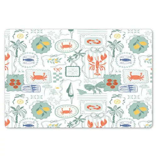 Zee - Sfeer - kreeft - Citroen Placemat vinyl groot 368 -zzsfeer1_Kitchenyeah-website
