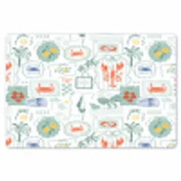 Zee - Sfeer -  kreeft - Citroen Placemat vinyl groot 368 -zzsfeer1_Kitchenyeah-website