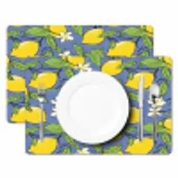 Patroon - Citroen - Illustratie Placemat vinyl groot 368 -zzsfeer2_Kitchenyeah-website