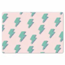 Patroon - Bliksem - Roze - Groen Placemat vinyl groot 368 -zzsfeer1_Kitchenyeah-website
