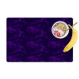 Patroon - Paars - Bloesem Placemat vinyl groot 368 -zzzproduct_Kitchenyeah-website