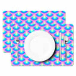 Patroon - Regenboogwaaier - Neon Placemat vinyl groot 368 -zzsfeer2_Kitchenyeah-website