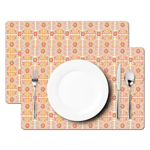 Patroon - Retro - Kleur Placemat vinyl groot 368 -zzsfeer2_Kitchenyeah-website