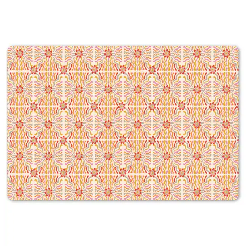 Patroon - Retro - Kleur Placemat vinyl groot 368 -zzsfeer1_Kitchenyeah-website