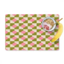 Patroon - Smileys - Blokken Placemat vinyl groot 368 -zzzproduct_Kitchenyeah-website