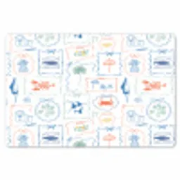 Zee - Sfeer - Strand - Multi Placemat vinyl groot 368 -zzsfeer1_Kitchenyeah-website