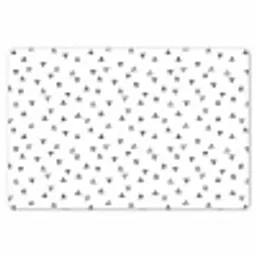 Patroon - Driehoek - Zwart wit Placemat vinyl groot -zzsfeer1_Kitchenyeah-website
