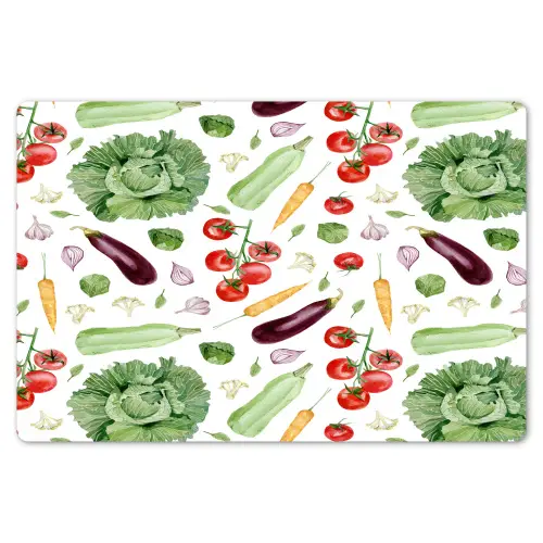 Patroon - Groente - Aquarel Placemat vinyl groot 368 -zzsfeer1_Kitchenyeah-website