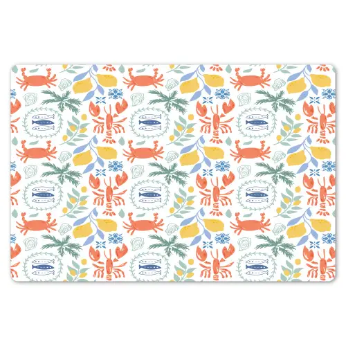 Zee - Sfeer - Citroen - Vis Placemat vinyl groot 368 -zzsfeer1_Kitchenyeah-website
