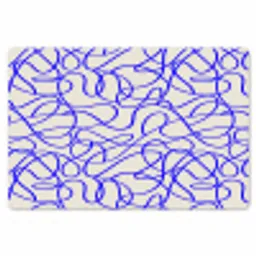 Patronen - Beige - Blauw - Lijnen Placemat vinyl groot 368 -zzsfeer1_Kitchenyeah-website