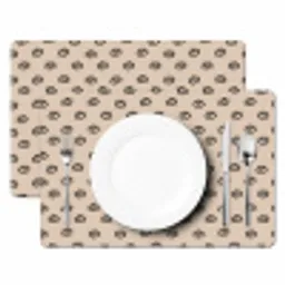 Patronen - Oog - Beige Placemat vinyl groot -zzsfeer2_Kitchenyeah-website