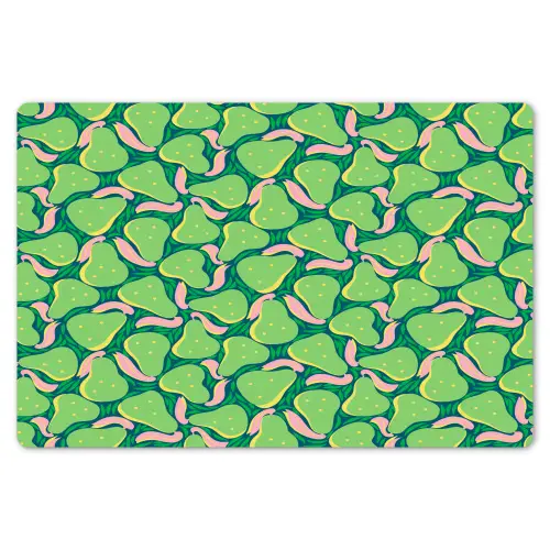 Peren - Groen - Roze Placemat vinyl groot 368 -zzsfeer1_Kitchenyeah-website