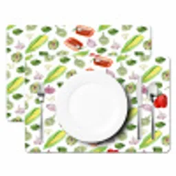 Paprika - Maïs - Patroon - Groente Placemat vinyl groot 368 -zzsfeer2_Kitchenyeah-website