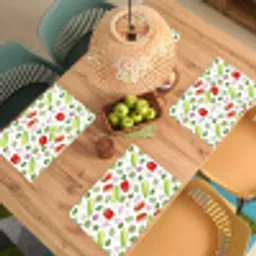 Paprika - Maïs - Patroon - Groente Placemat vinyl groot 368 -zzsfeer5_Kitchenyeah-website