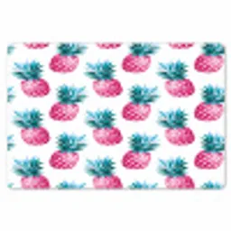 Ananas - Roze - Wit Placemat vinyl groot 368 -zzsfeer1_Kitchenyeah-website