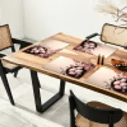 Roze - Bloesems - Eieren Placemat vinyl groot -zzsfeer4_Kitchenyeah-website
