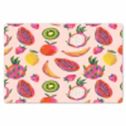 Roze - Kleuren - Fruit - Patroon Placemat vinyl groot 368 -zzsfeer1_Kitchenyeah-website