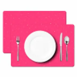 Roze - Pastel - Stippen Placemat vinyl groot -zzsfeer2_Kitchenyeah-website