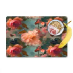 Roze - Patroon - Bloemen Placemat vinyl groot 368 -zzzproduct_Kitchenyeah-website