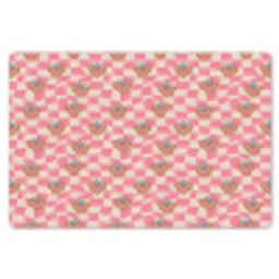 Roze - Retro - Patroon - Geblokt Placemat vinyl groot 368 -zzsfeer1_Kitchenyeah-website