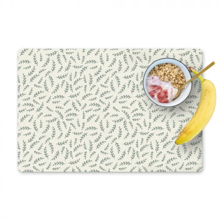 Planten - Kind - Patroon Placemat vinyl groot -zzzproduct_Kitchenyeah-website