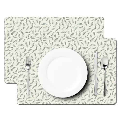 Planten - Kind - Patroon Placemat vinyl groot -zzsfeer2_Kitchenyeah-website