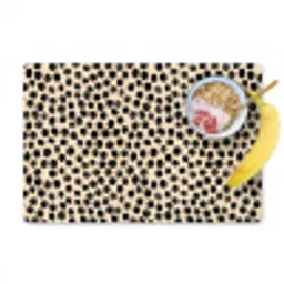 Stippen - Patroon - Zwart Placemat vinyl groot 368 -zzzproduct_Kitchenyeah-website