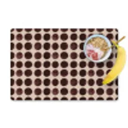 Stippen - Patroon - Bruin Placemat vinyl groot 368 -zzzproduct_Kitchenyeah-website