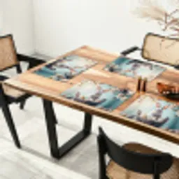 Konijn - Eieren - Mand Placemat vinyl groot -zzsfeer4_Kitchenyeah-website